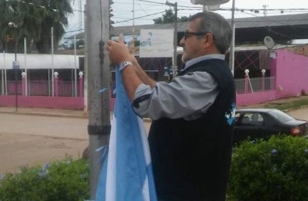 Un excombatiente hizo su propio homenaje a Malvinas en Salta