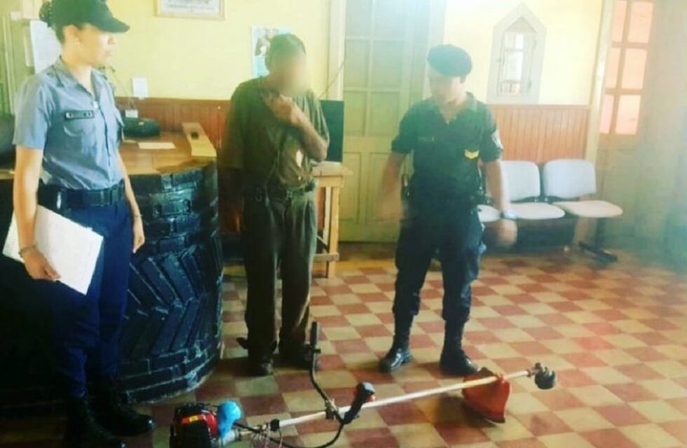 Cortaba el pasto y, tras un descuido, le robaron la motoguadaña