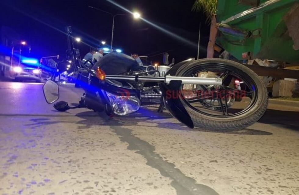 Motociclista alcoholizado atropelló a un trabajador de higiene urbana
