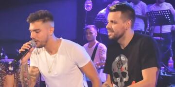 Tyago Griffo, invitado para cantar a dúo con Nico Sattler de Q'Lokura