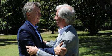 Mauricio Macri y Tabaré Vázquez\u002E (Presidencia de la Nación)