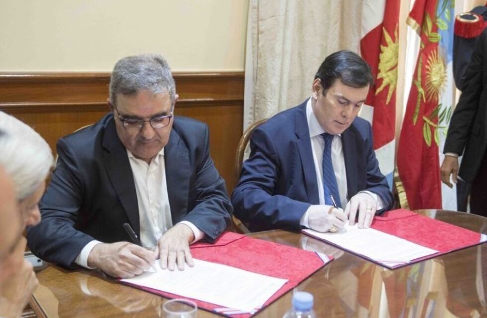 Jalil y Zamora firmaron un convenio de colaboración