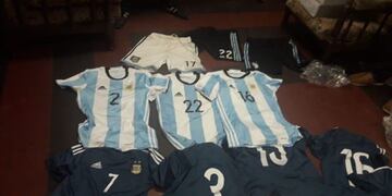 Recuperaron parte de la indumentaria de la selección de talla baja