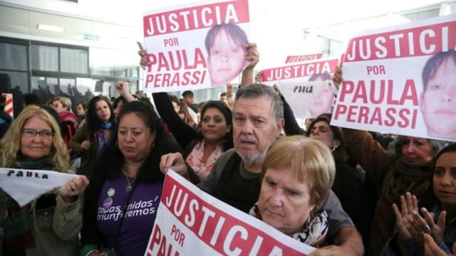 Alberto Perassi en la vigilia desde el Centro de Justicia Penal\u002E (Manuel Costa)