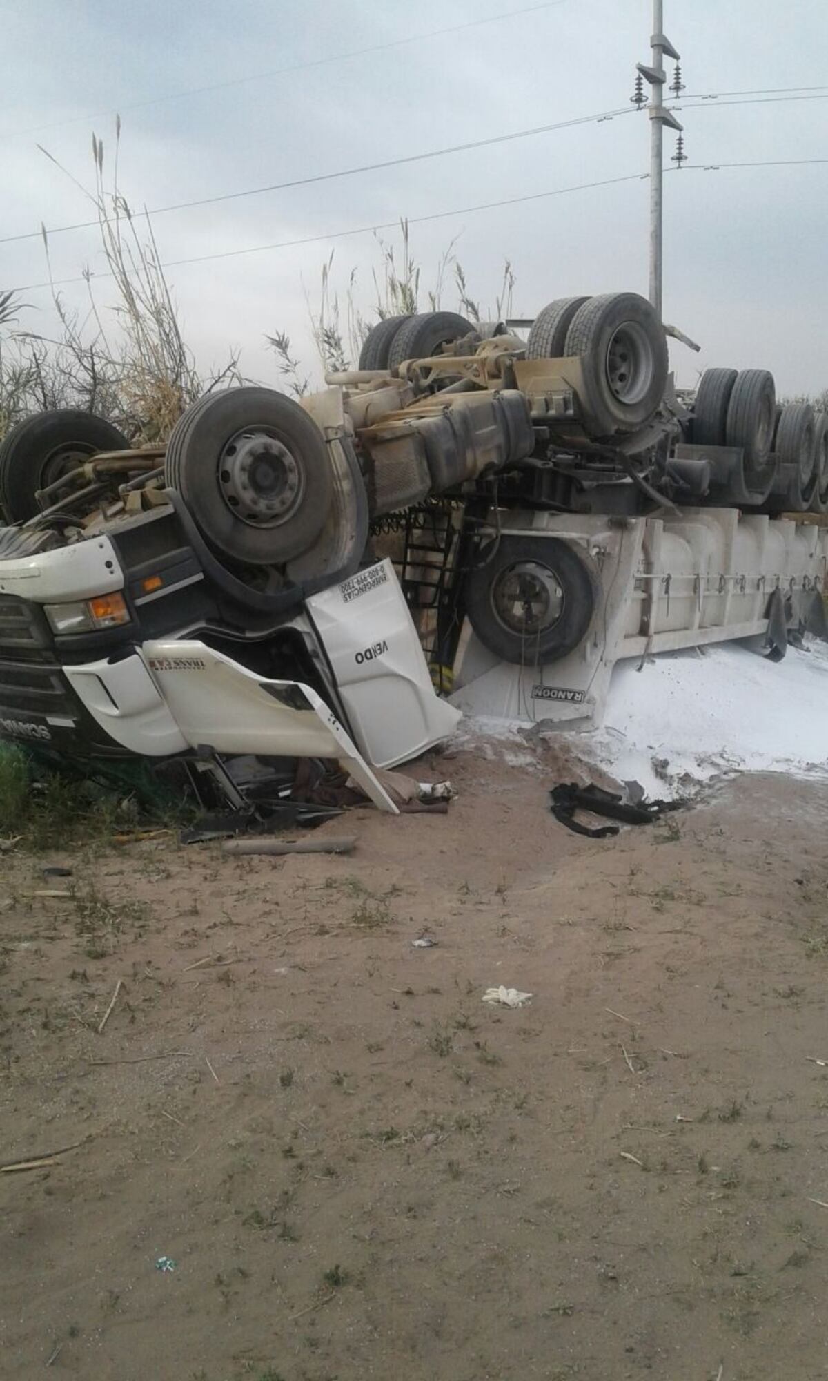 Camion en Las Catitas