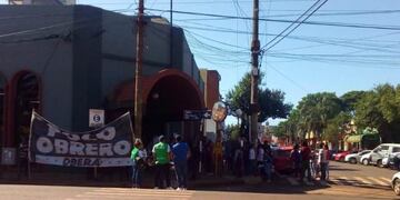 Protesta de vecinos en Oberá\u002E