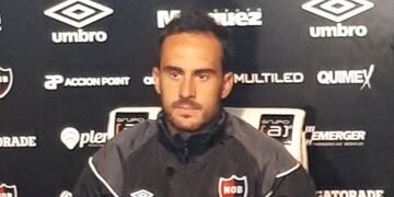 Santiago Gentiletti, defensor de Newell's\u002E (@jonatan_faundez)