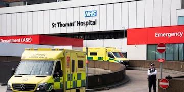 St\u002EThomas Hospital de Londres\u002E (Foto: Will Oliver/EFE/EPA)