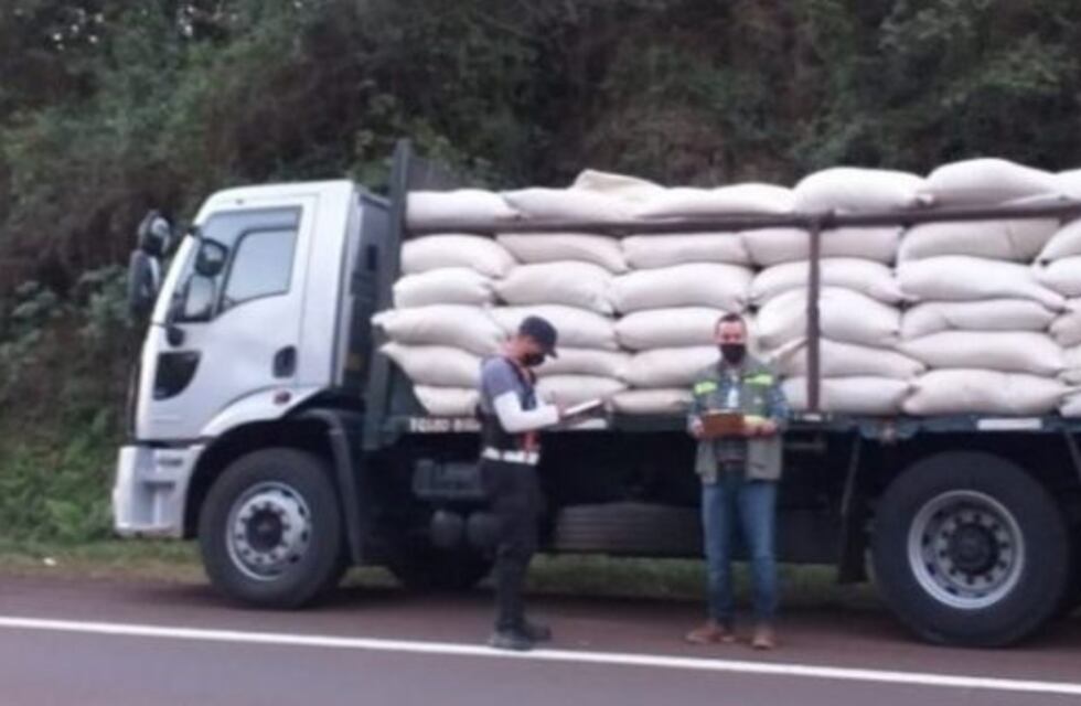 Secuestran y destruyen un cargamento de palitos de yerba