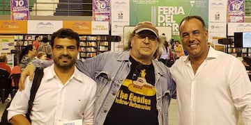 Saborido estuvo en el cierre de la Feria del Libro\u002E (Prensa Turismo)