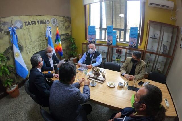 Javier Noguera firmó un convenio de colaboración en pos de la lucha contra las drogas\u002E (Muni Tafi Viejo)