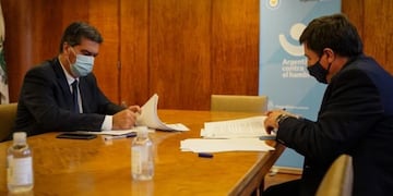 Capitanich acordó junto con el ministro de Desarrollo Social, Daniel Arroyo, un convenio superior a los 40 millones de pesos\u002E
