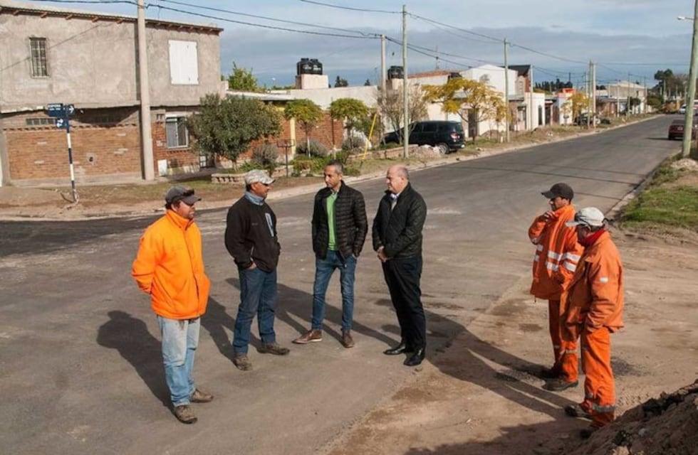 Finalizó la pavimentación en calles Espora e Islas Malvinas