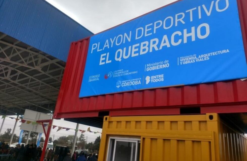 El gobernador Schiaretti inauguró el Demo barrial en El Quebracho