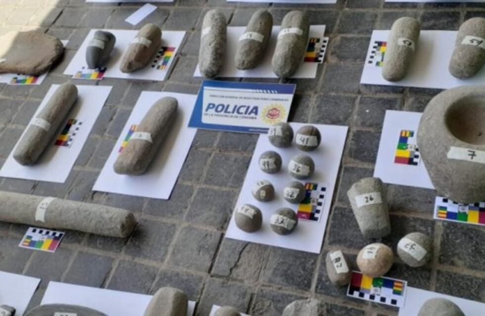 Allanamientos en Laguna Larga: secuestraron más de 1.000 piezas arqueológicas