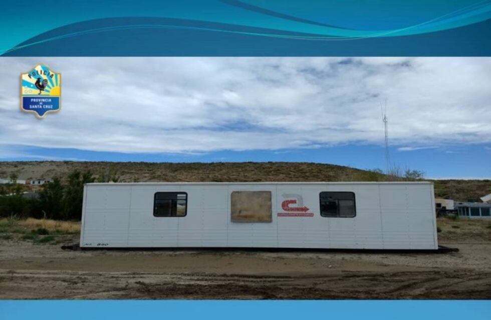 Caleta Olivia: donan módulos habitáculos a la policía