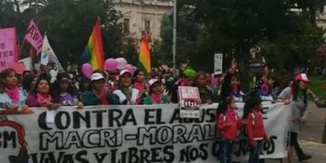 Marcha por el 8M en Jujuy