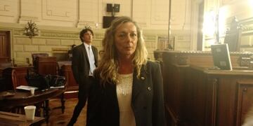 La funcionaria judicial Jaquelina Ana Balangione fue entrevistada por la Comisiu00f3n Bicameral de Acuerdos de la Legislatura para el cargo de defensora general de la provincia de Santa Fe.