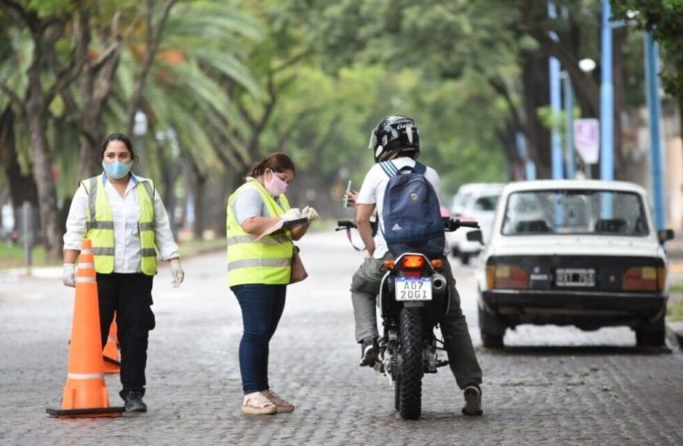 Se labraron 10 actas por la falta de barbijos