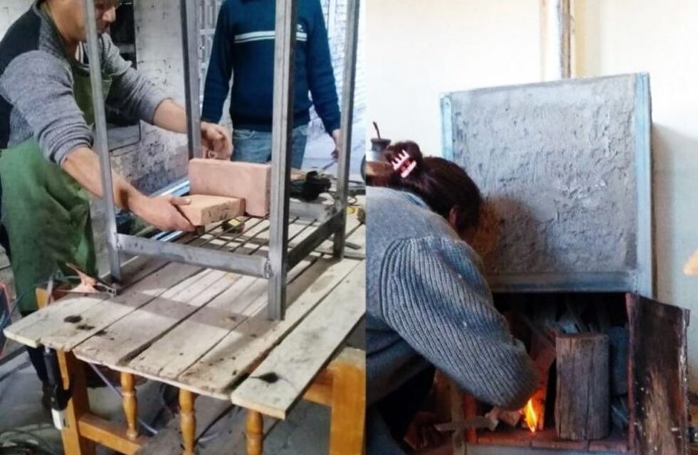 Construyen estufas solidarias para familias vulnerables