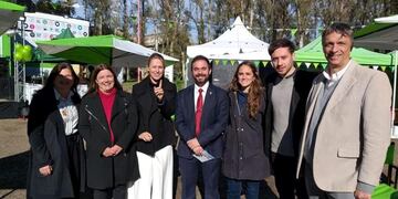 Coronel Rosales en el Trailer Turístico de  la Provincia
