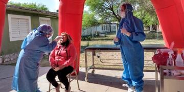 Continúan la búsqueda de personas sintomáticas y contactos estrechos en el interior\u002E (FACEBOOK)