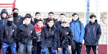 Los pequeños del Club Estrella del Sur rumbo a El Calafate