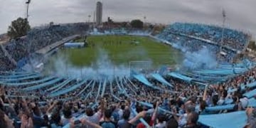 El aliento Gigante de los hinchas del Pirata, desde la casa\u002E