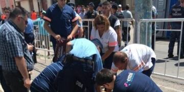 El impacto del colectivo de Unión en la cancha de Belgrano