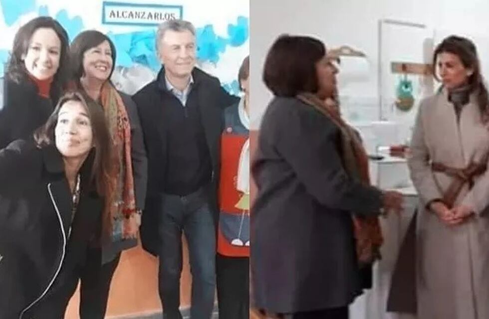 La foto que Rodríguez Saá no quiere que se conozca: funcionaria de su gobierno con Macri