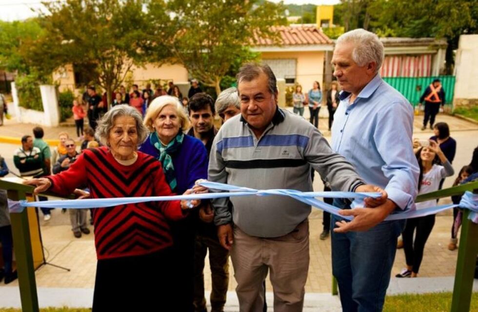 Inauguraron la plaza "Don Rafa" en Río Ceballos