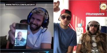 El "Kun" Agüero se burló de la "Brujita" Verón, y este lo desafió de una particular manera