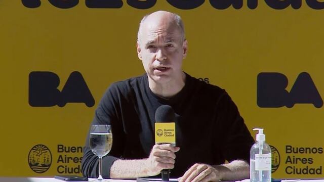 Horacio Rodríguez Larreta (Foto: captura video)