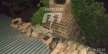 El ladrón quedó atrapado en una chimenea\u002E