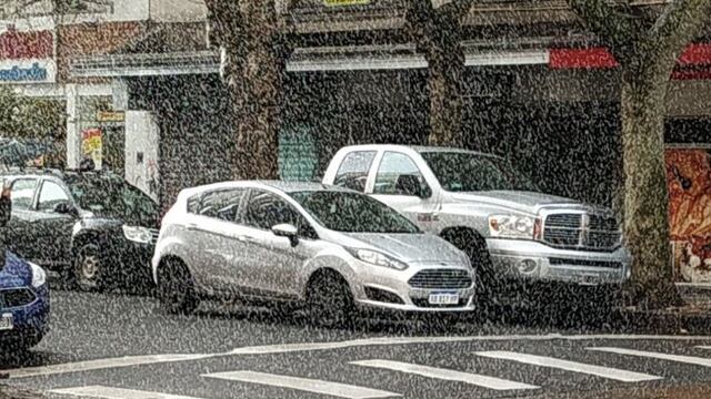 Aguanieve en Mar del Plata\u002E