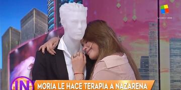 Nazarena Vélez le habló a un maniquí como si fuera Fabián Rodríguez: \