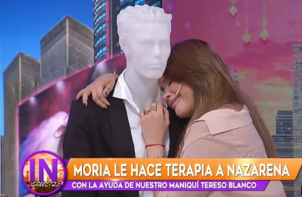 Nazarena Vélez le habló a un maniquí como si fuese Fabián Rodríguez en el programa de Moria Casán