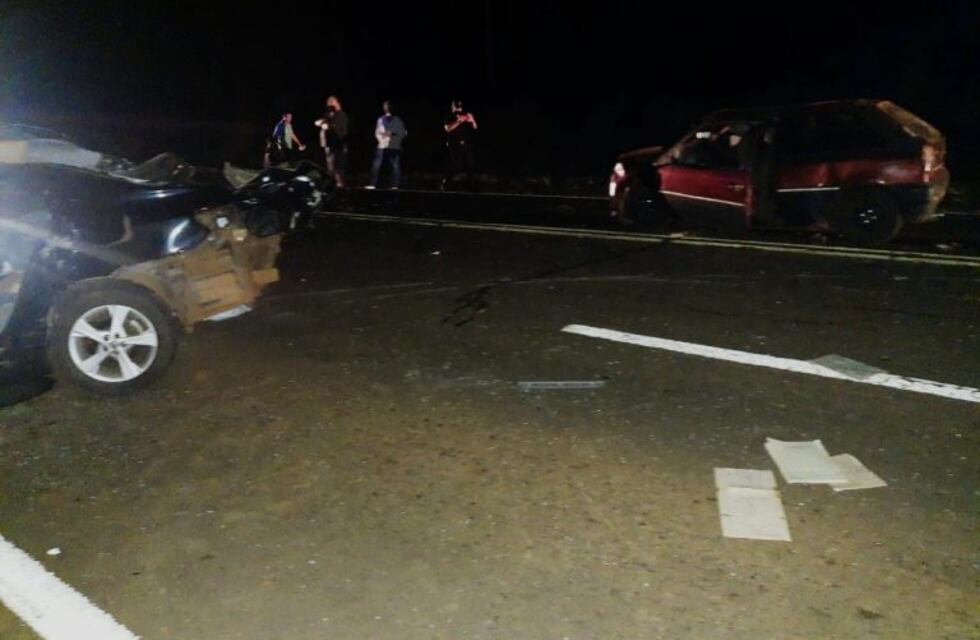 Choque múltiple en ruta 12 dejó un fallecido y lesionados