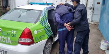 Un detenido en una pelea callejera
