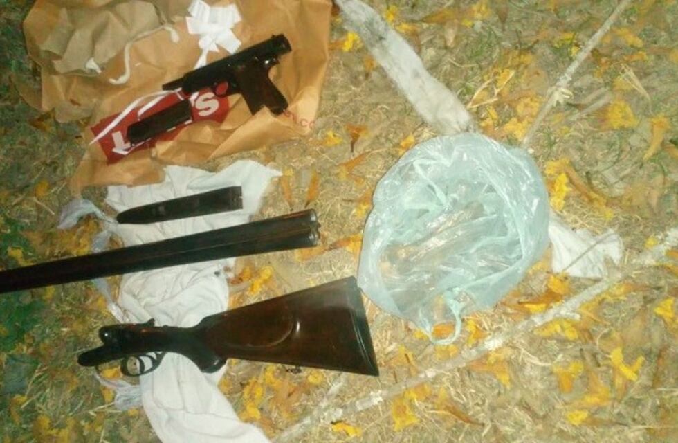 En una persecución secuestraron una pistola y una escopeta robadas