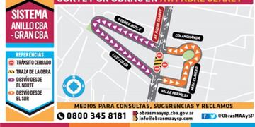 Desvío de tránsito por obras de gasoducto