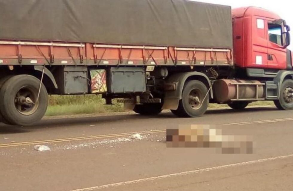 San Javier: un camión atropelló a un hombre y lo dejó herido de gravedad