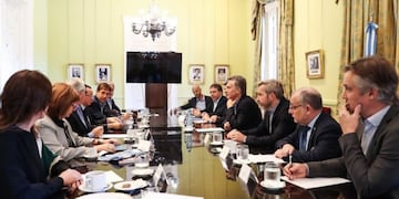Reunión de Gabinete en la Casa Rosada\u002E