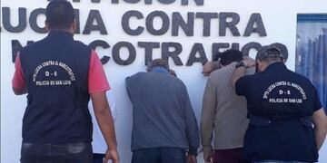 Llevaban 22 kilos de cocaína\u002E Foto: Policía de San Luis\u002E