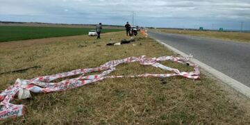 El día después, el lugar del accidente donde murió José Manuel de la Sota\u002E