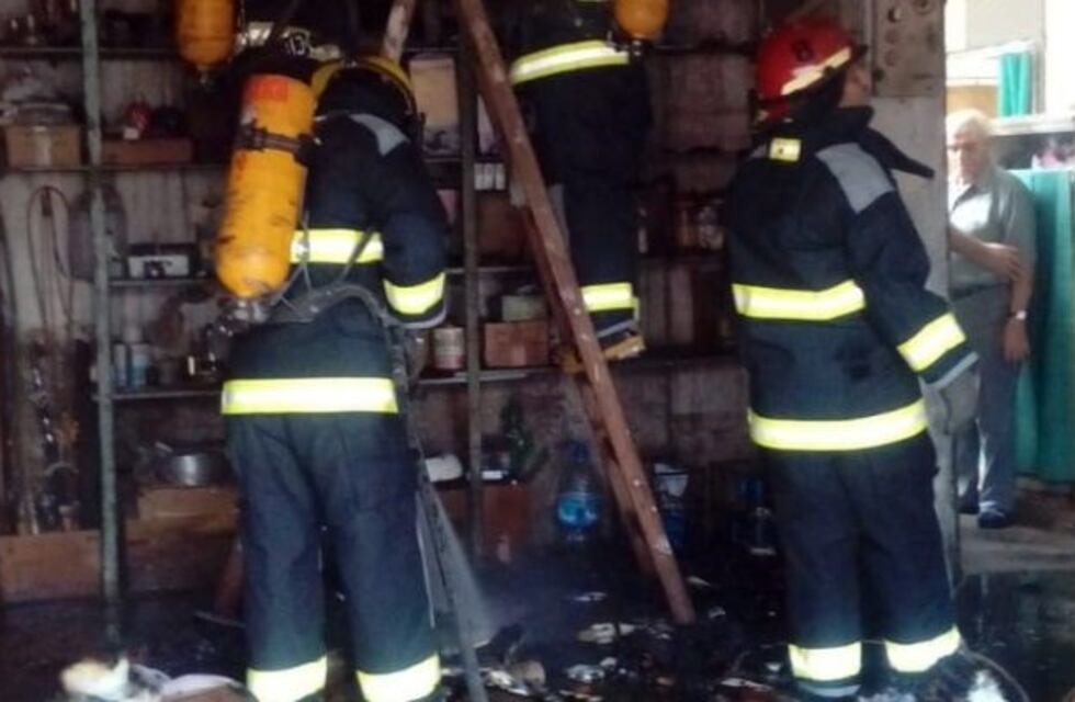 Alta Gracia: incendio en Barrio Sur