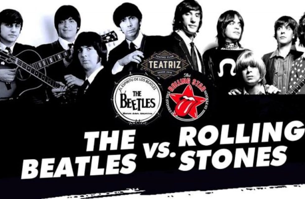 Beatles vs Stones, por primera vez en Teatriz