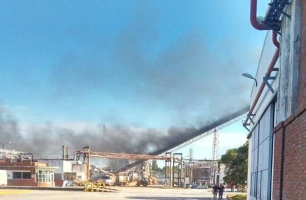 Alerta por un incendio en la planta de Celulosa en Capitán Bermúdez