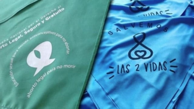 Autorizaron las imágenes de pañuelos verdes y celestes en las boletas electorales