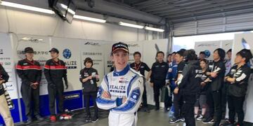 El franco argentino, radicado en Córdoba, Sacha Fenestraz (Nissan, GT300), en las 6 Horas de Fuji, segunda fecha del Súper GT japonés 2019\u002E